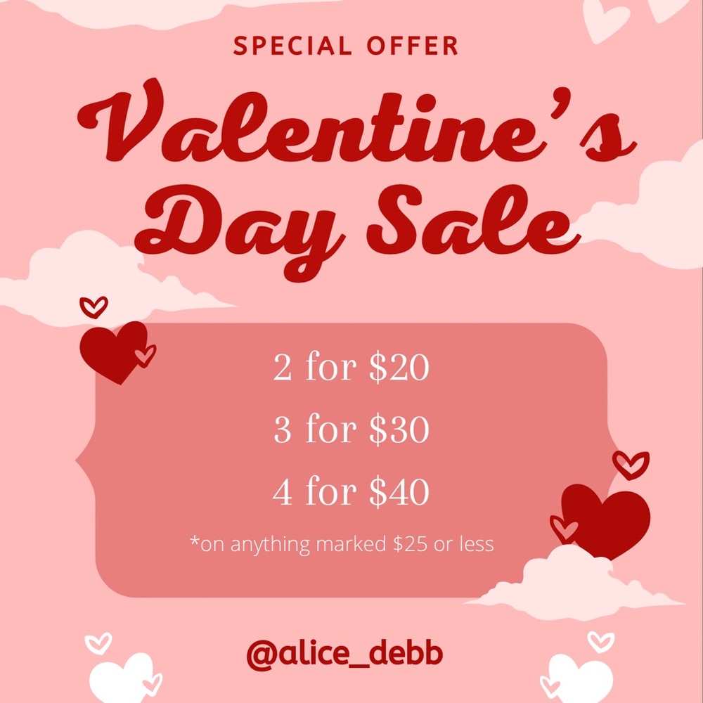 ❤️VALENTINE’S DAY SALE❤️